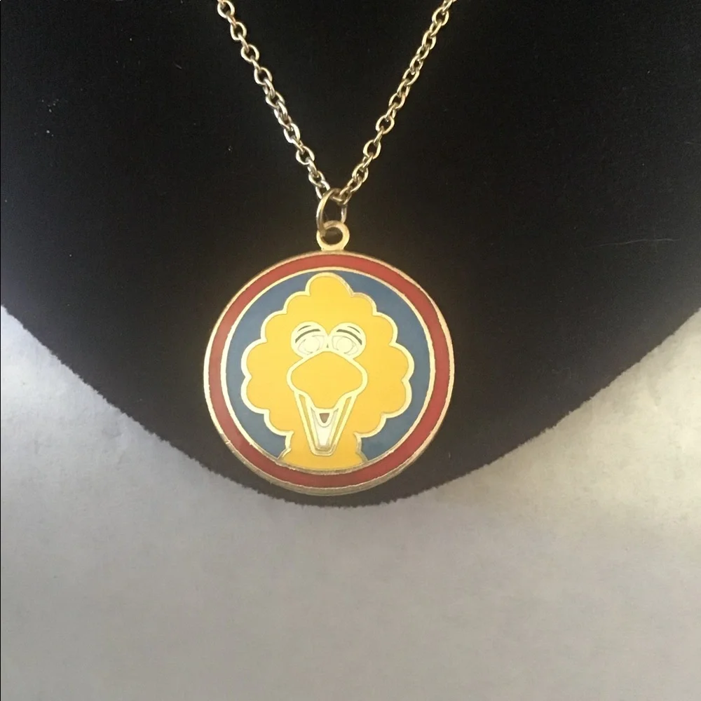 Authentic Sesame Street Big Bird Necklace